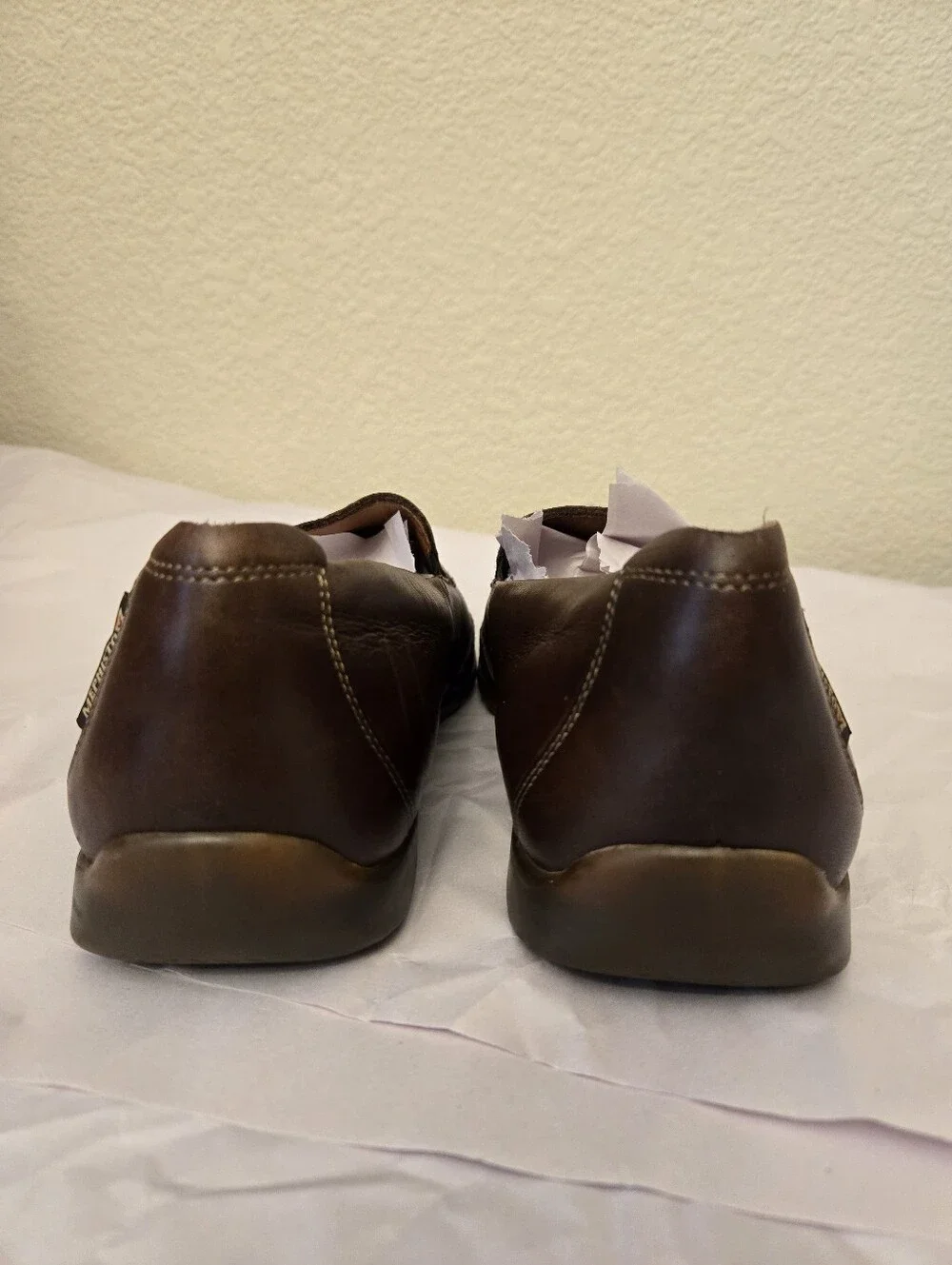 Mephisto Men's Sz 10.5 Edlef Slip On Loafers Dark Brown Leather Casual To Dressy